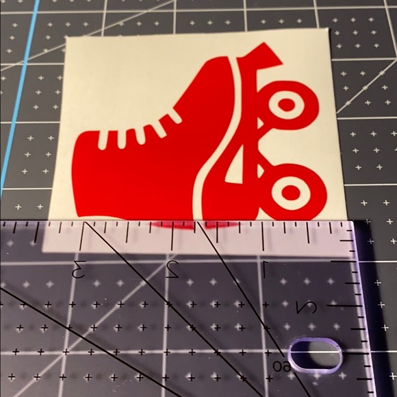 8/$15 Red Roller Skate - Picture 2 of 2